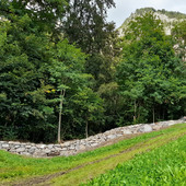 Prächtige Trockenmauern prägen das Landschaftsbild von Walenstadt